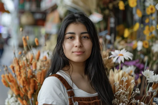Joven emprendedora
