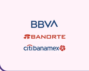 BBVA, Banorte y Citibanamex